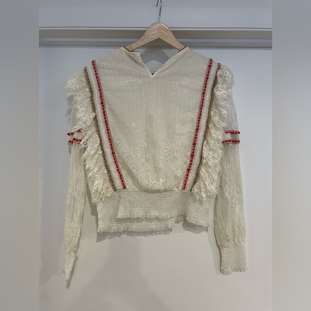 Anthropologie • Blink London Talia Lace Top - Picture 9 of 10